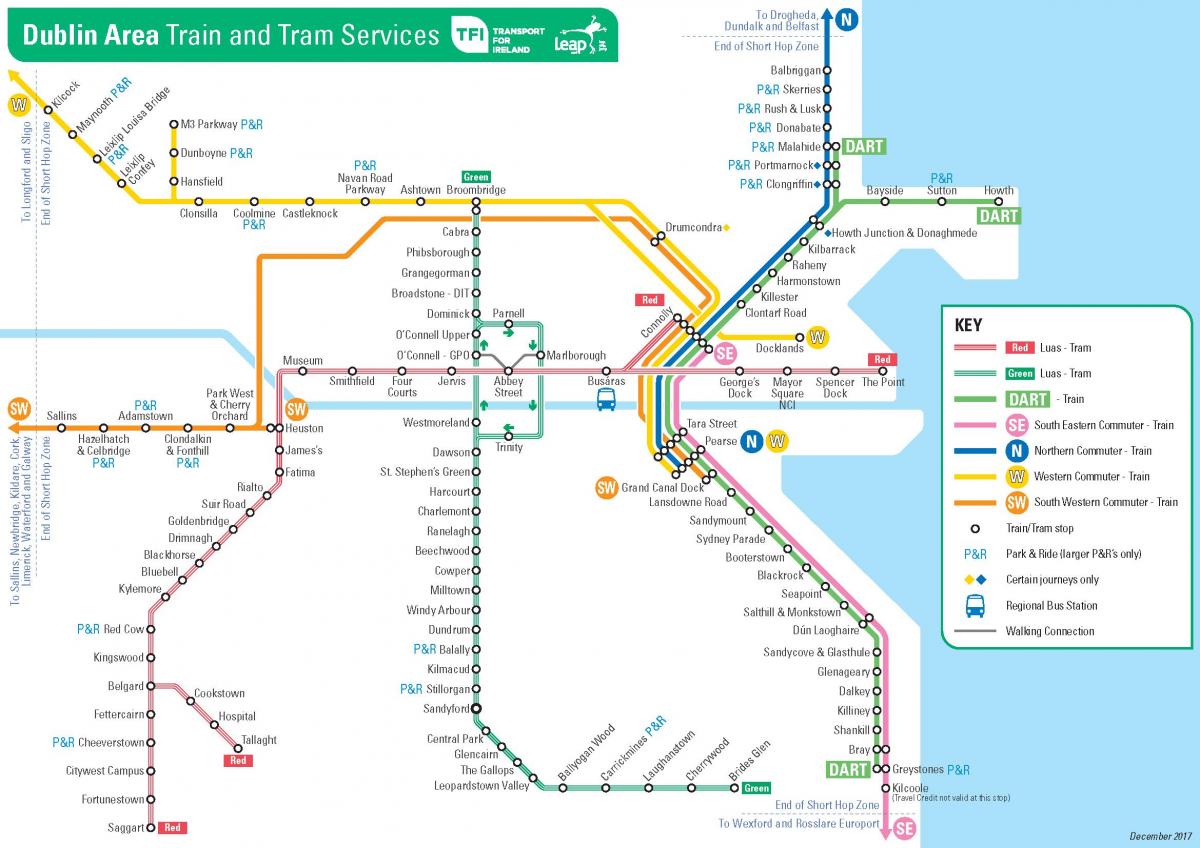 metro Dublin Karte