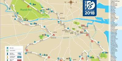 Dublin city marathon route anzeigen